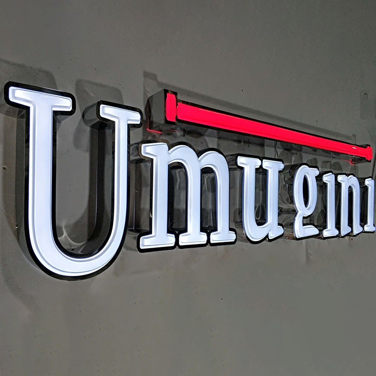 ステンレス製LED文字