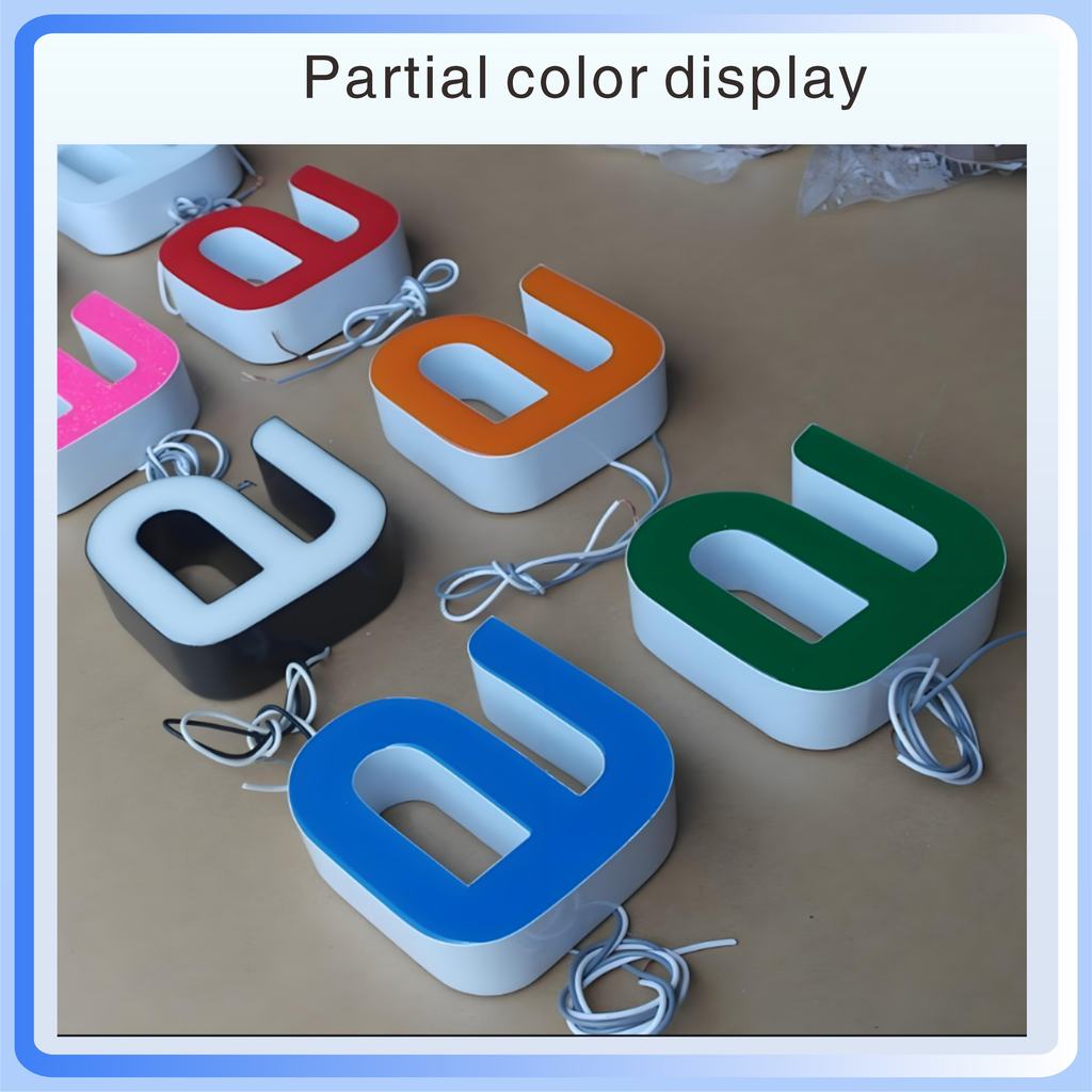 樹脂文字（発光タイプ）